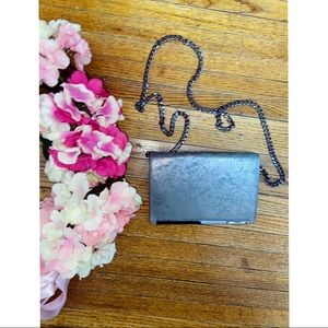 Silver Crossbody Bag